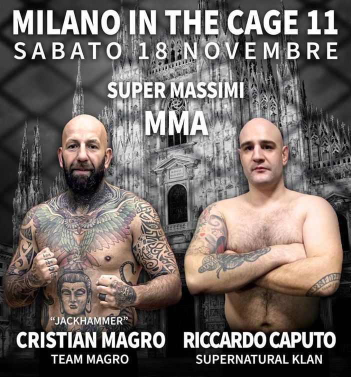 MMA, “Milano in the Cage”: lo scontro fra Riccardo Caputo e il biellese Cristian Magro. MMA, “Milano in the Cage”: lo scontro fra Riccardo Caputo e il biellese Cristian Magro.