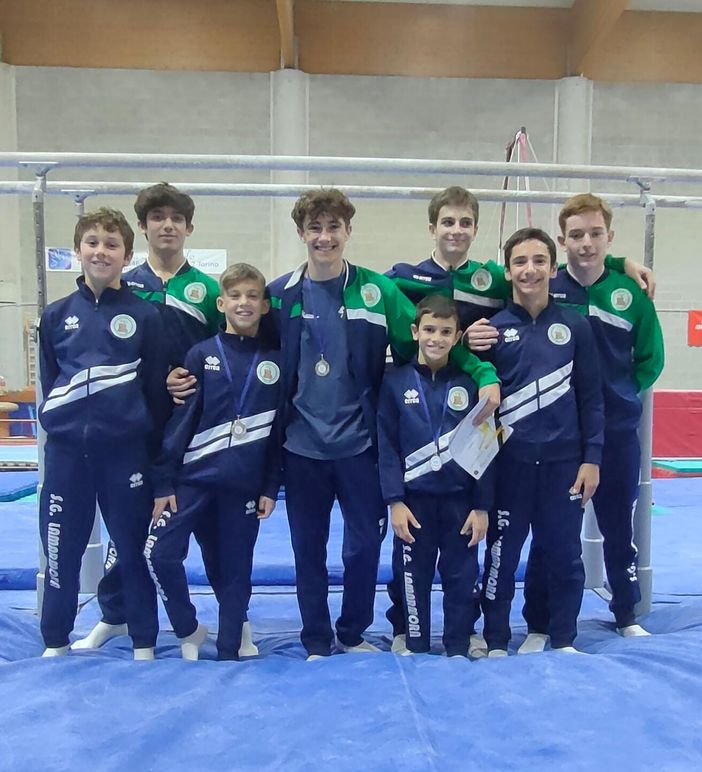 Regionali di squadra di artistica allievi: per la La Marmora un argento