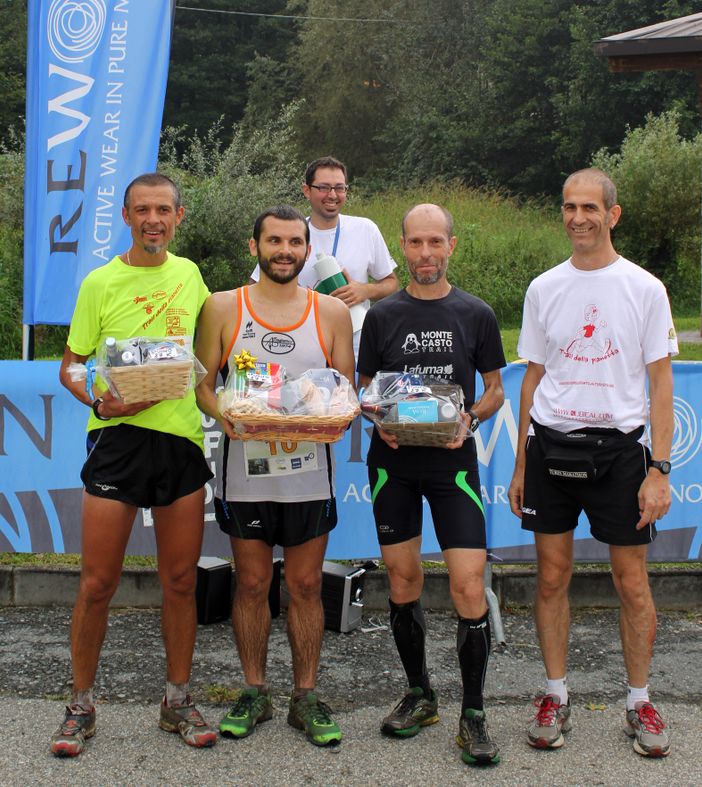 Il podio maschile della K27