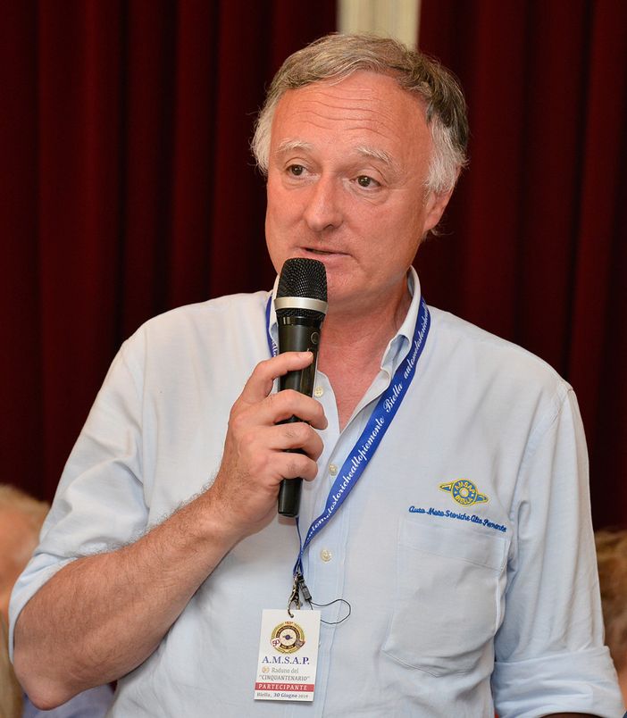 La Scuderia Giovanni Bracco al via della 6° “Biella Classic, il Presidente Cesare Brovarone - Foto Scuderia Giovanni Bracco