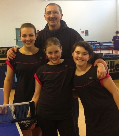 Il TT.Biella di serie C femminile con l'allenatore Adrian Panaite