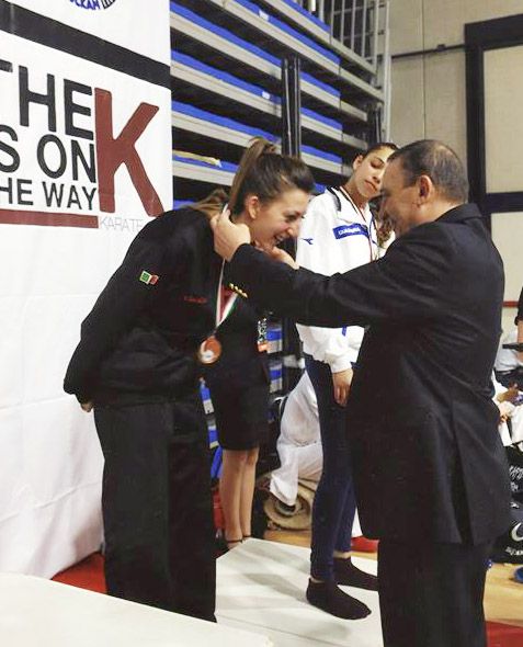 Karate - Deborah Spagnuolo vince il bronzo nel kumite agli Open d'Italia Karate - Deborah Spagnuolo vince il bronzo nel kumite agli Open d'Italia