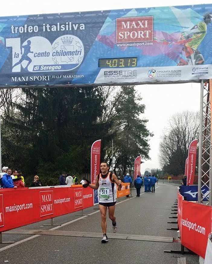 Stefano Velatta al traguardo