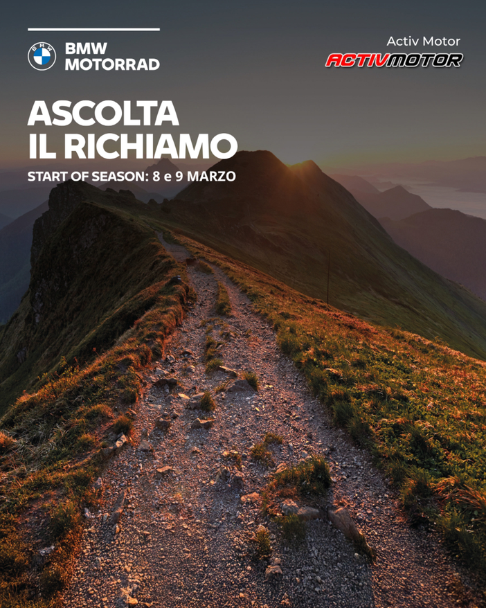 "Start of Season BMW Motorrad": test drive e nuovi modelli da Activ Motor Gaglianico .