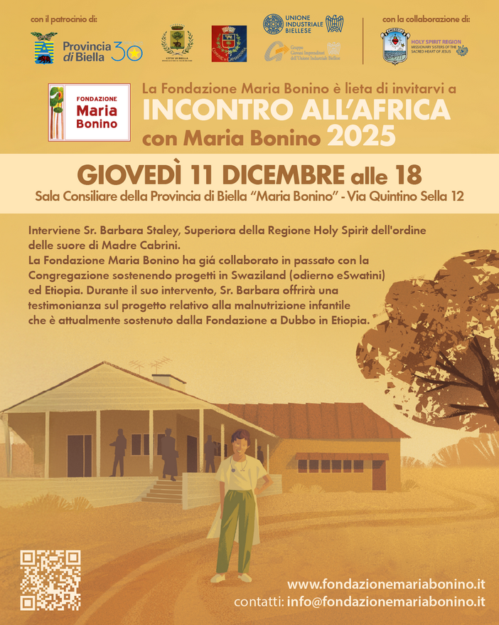 Fondazione Maria Bonino, "Incontro all'Africa" in Provincia di Biella: testimonianze e nuovi impegni Fondazione Maria Bonino, "Incontro all'Africa" in Provincia di Biella: testimonianze e nuovi impegni