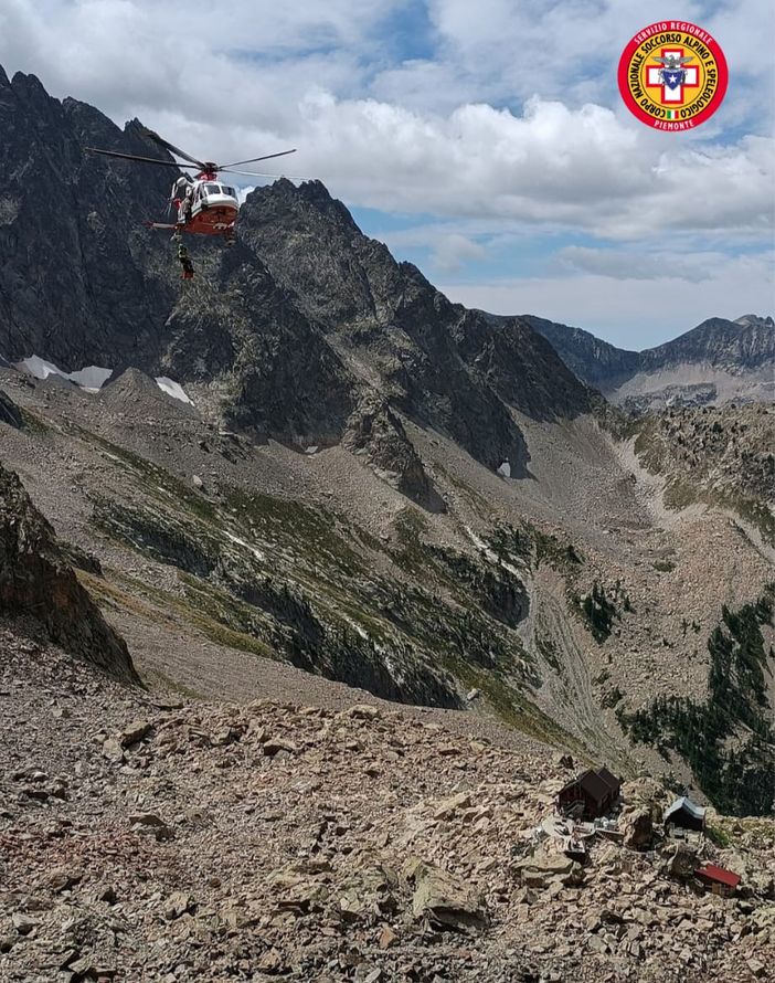 Valdieri, soccorso alpinista Valdieri, soccorso alpinista