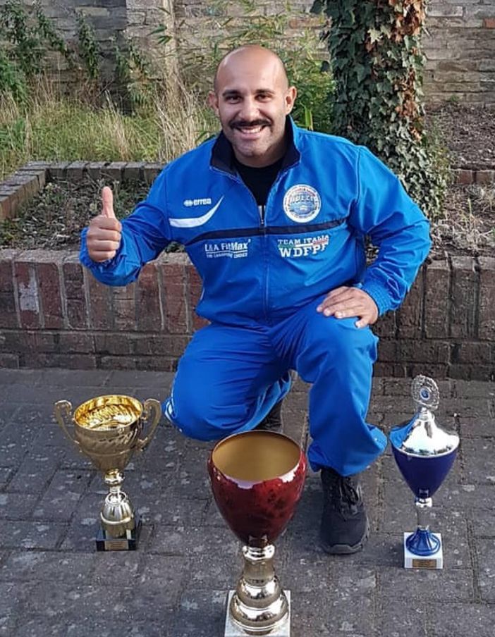 Powerlifting, nota di merito dal Parlamento Europeo per il campione biellese Alessio Santi - Foto Alessio Santi