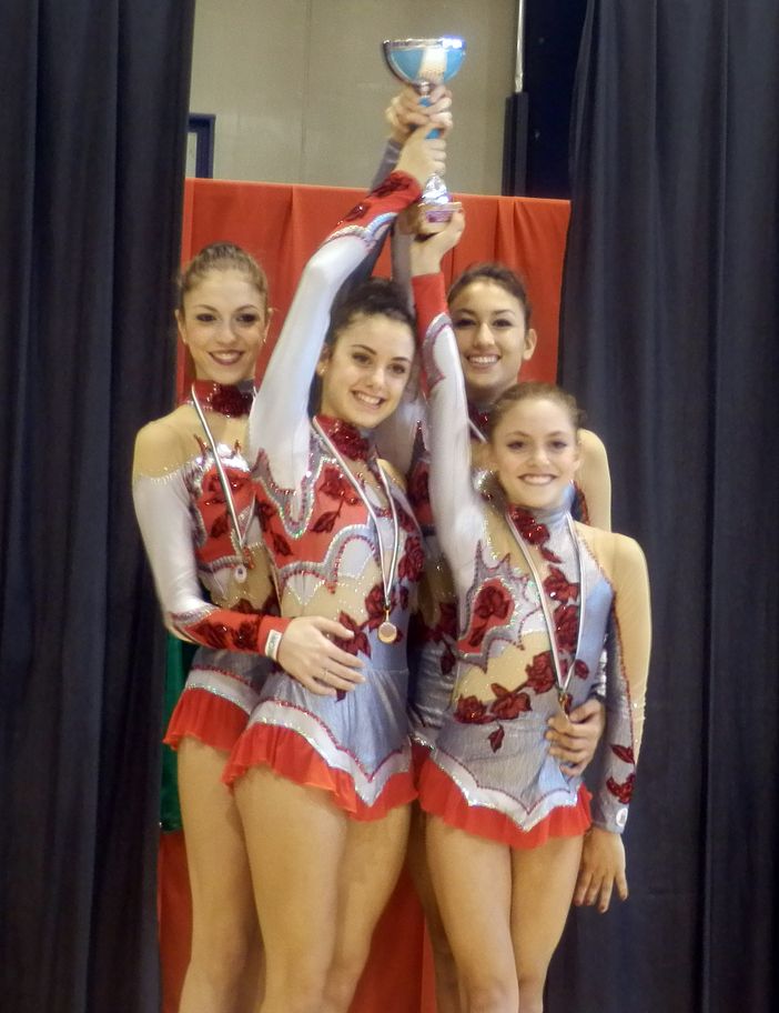 Le atlete della società La Marmora