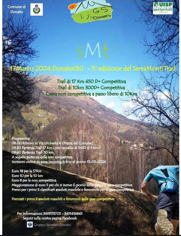 A Donato torna il SerraMontiTrail