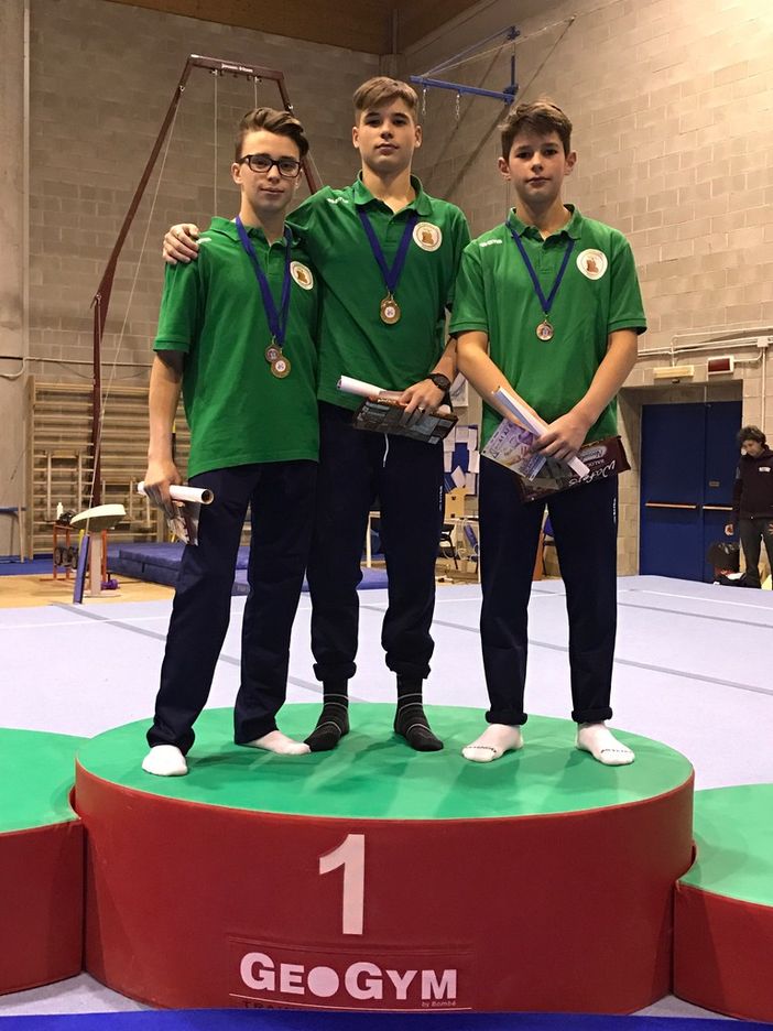 Ginnastica: La Marmora festeggia le medaglie di Prato, Pozzato e Mazzetti