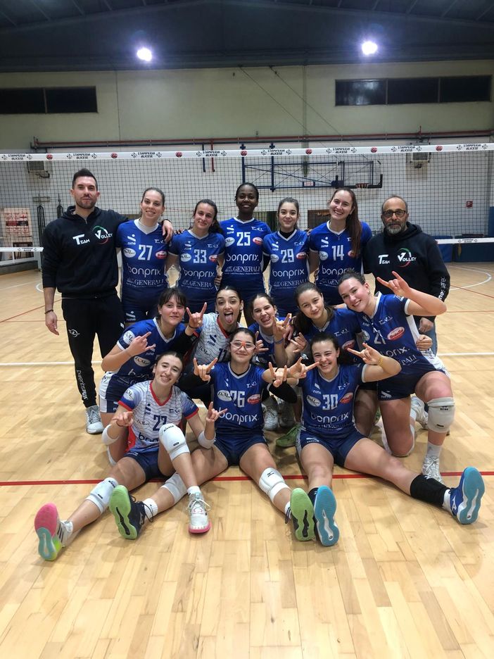 En-plein di vittorie per le giovanili del TeamVolley nel primo weekend del 2025