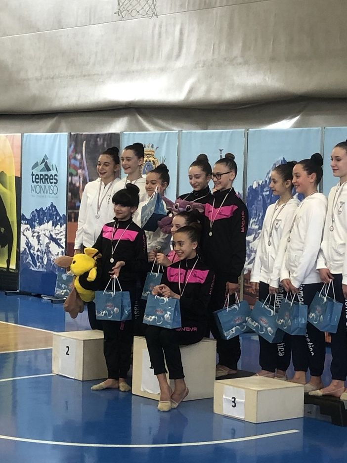 Ritmica, buona prova a Saluzzo per Piemonte Ginnastica Biella - Foto ASD Piemonte Ginnastica Biella