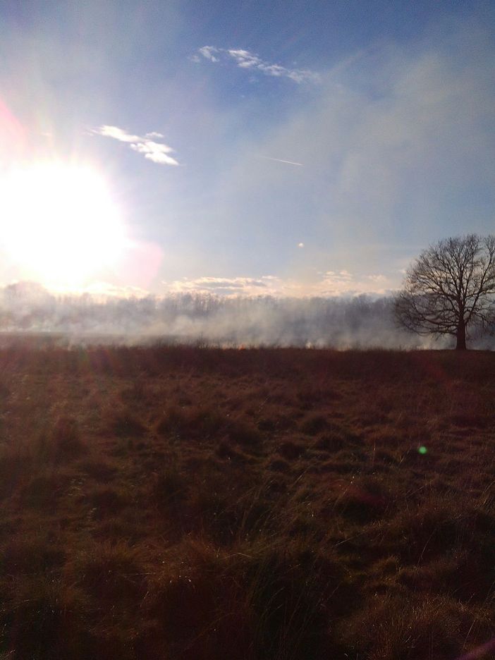 Benna: Incendio in Baraggia