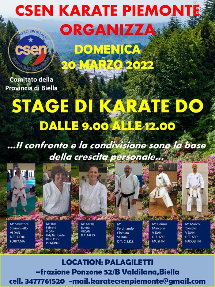 Valdilana capitale del Karate