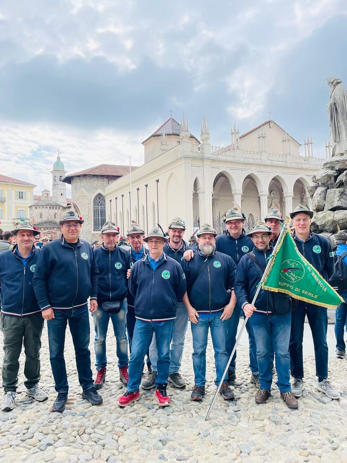Gli Alpini di Serle a Biella per l'Adunata