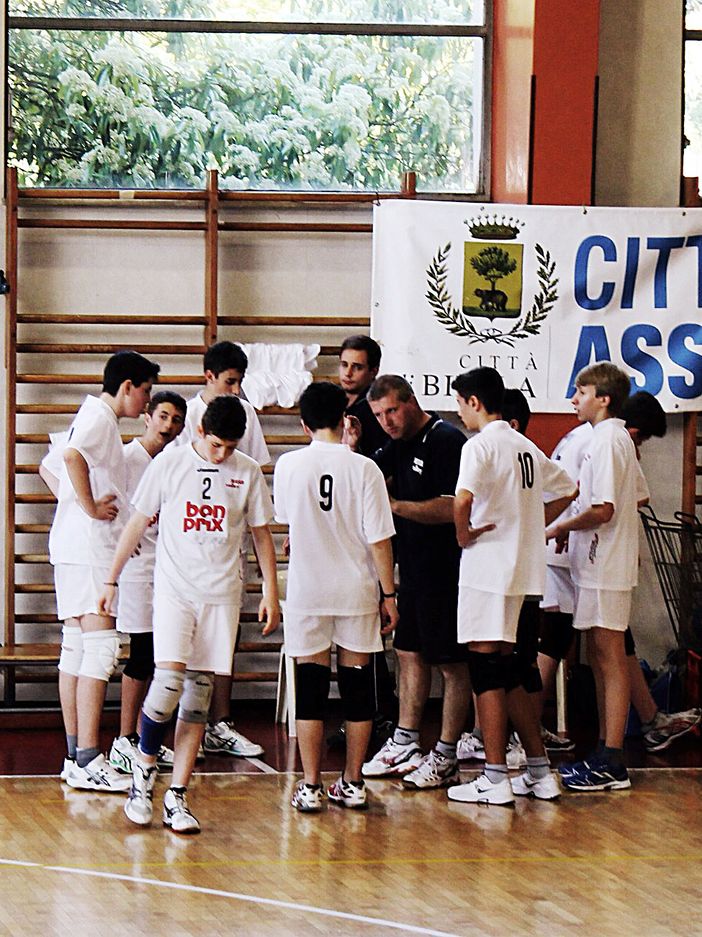 I ragazzi dell'U15 Biella Volley