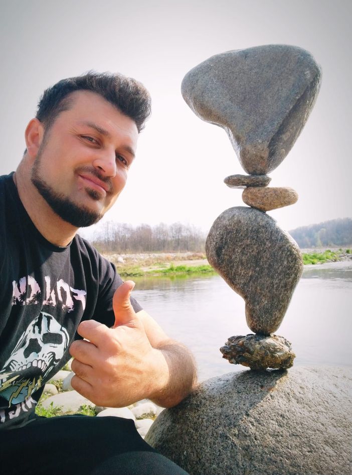 Stonebalance,  Danny Iuliano l'impilatore di pietre - FOTO
