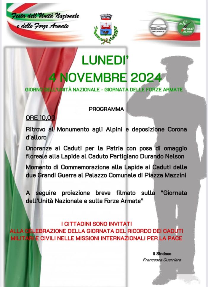 Gli allievi delle elementari a Borriana partecipano alla Giornata dell’Unità Nazionale e delle Forze Armate Gli allievi delle elementari a Borriana partecipano alla Giornata dell’Unità Nazionale e delle Forze Armate