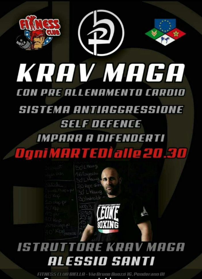 Krav Maga con l'istruttore Alessio Santi Krav Maga con l'istruttore Alessio Santi