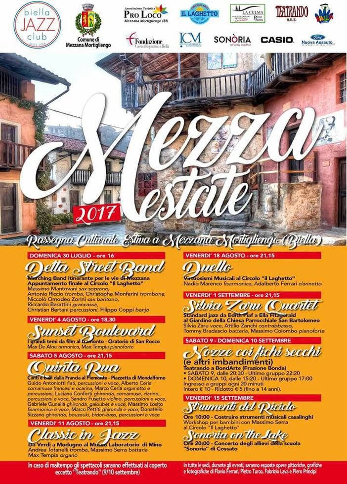 Si alza il sipario su Mezza(na) Estate 2017 Si alza il sipario su Mezza(na) Estate 2017