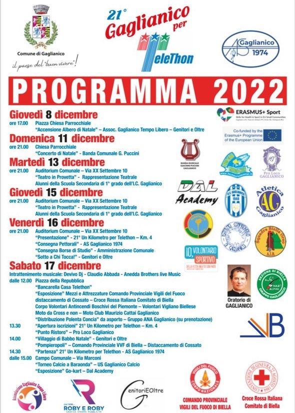 Nella foto la presentazione della 20° edizione