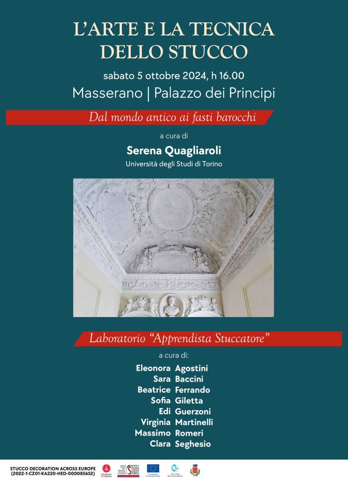 A Masserano, "L'arte e la tecnica dello stucco dal mondo antico ai fasti barocchi "