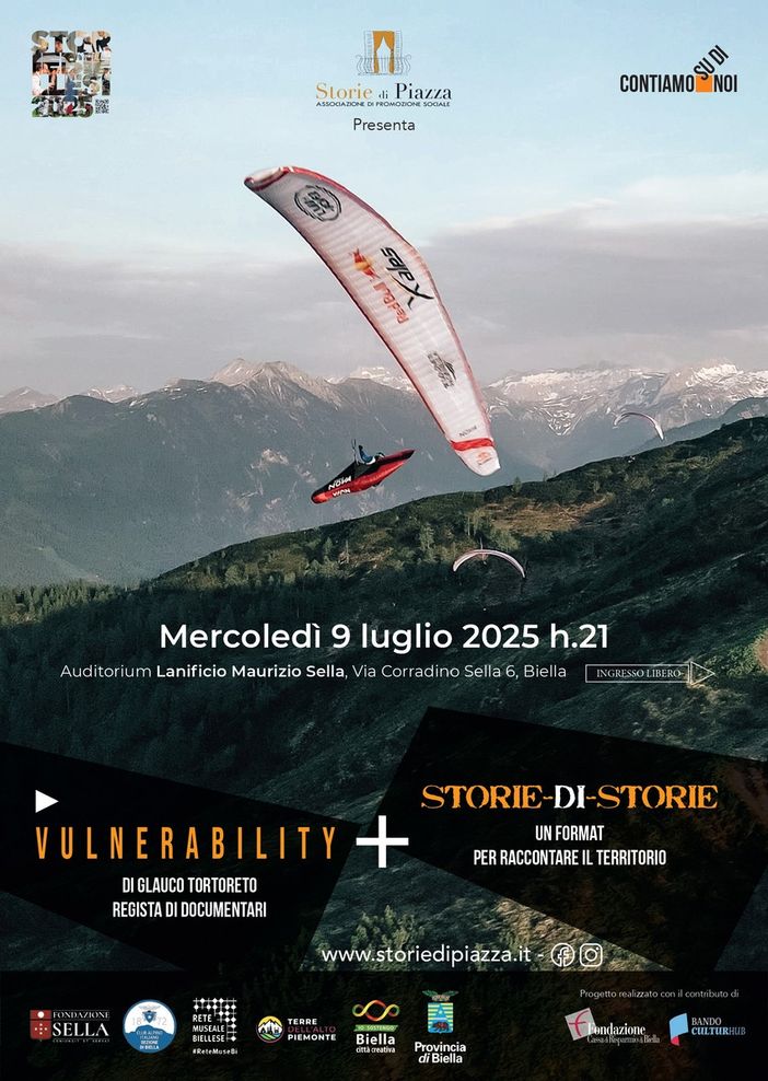 Vulnerability e le Storie di Storie: il Biellese si racconta tra schermo e palcoscenico