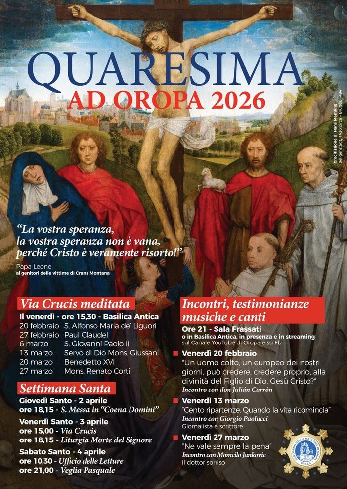 Primo incontro di Quaresima al Santuario di Oropa Primo incontro di Quaresima al Santuario di Oropa