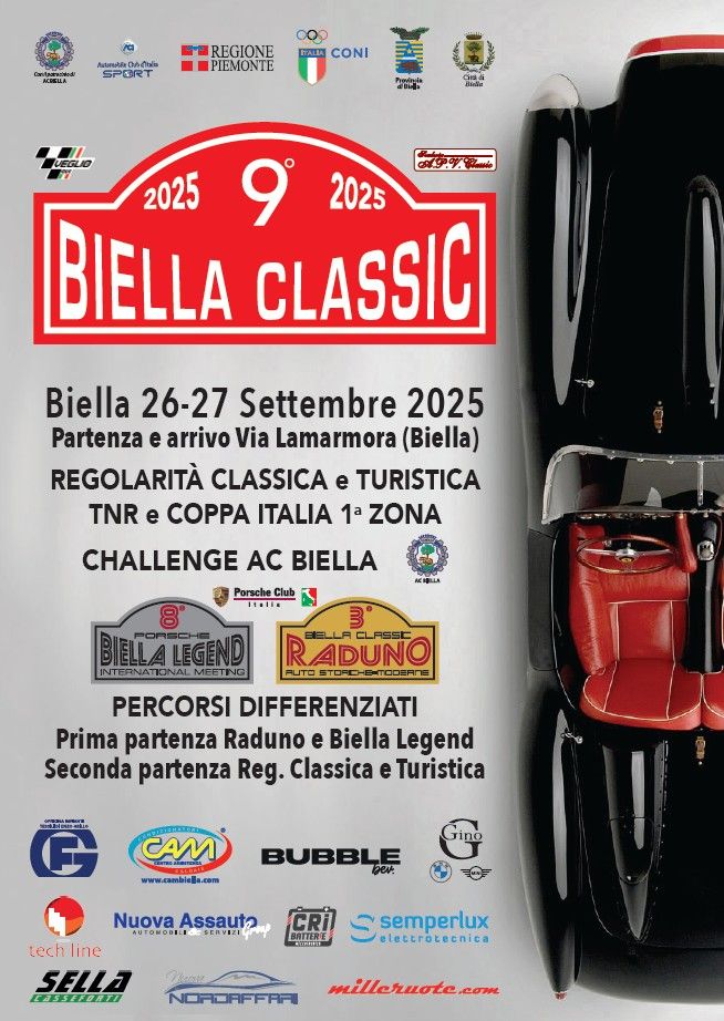 In città si scaldano i motori per la Biella Classic