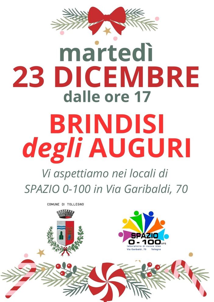 Tollegno, “brindisi degli auguri” allo spazio 0-100