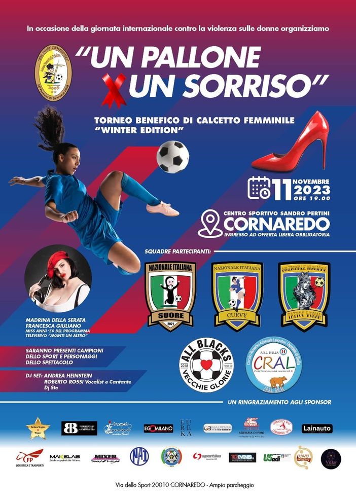 La Squadra femminile di calcetto del CRAL ASL BI in trasferta in Lombardia contro la violenza sulle donne