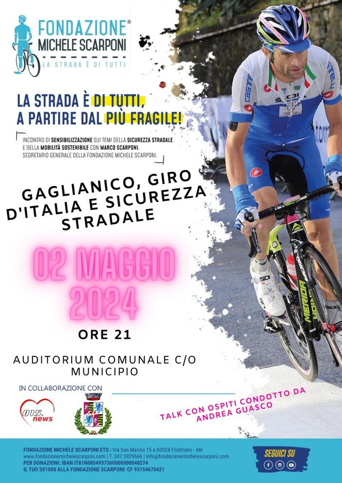 A Gaglianico una serata dedicata alla sicurezza stradale A Gaglianico una serata dedicata alla sicurezza stradale