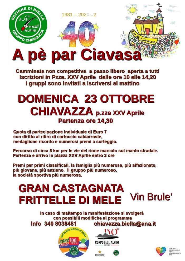 Torna “a pé par Ciävasa” Torna “a pé par Ciävasa”