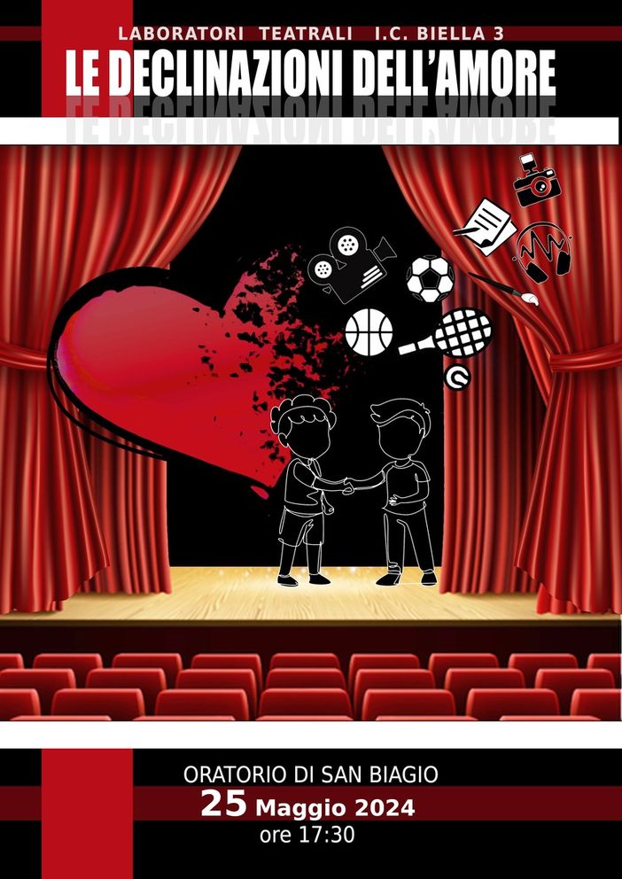 Studenti in scena a San Biagio con "Le declinazioni dell'Amore"