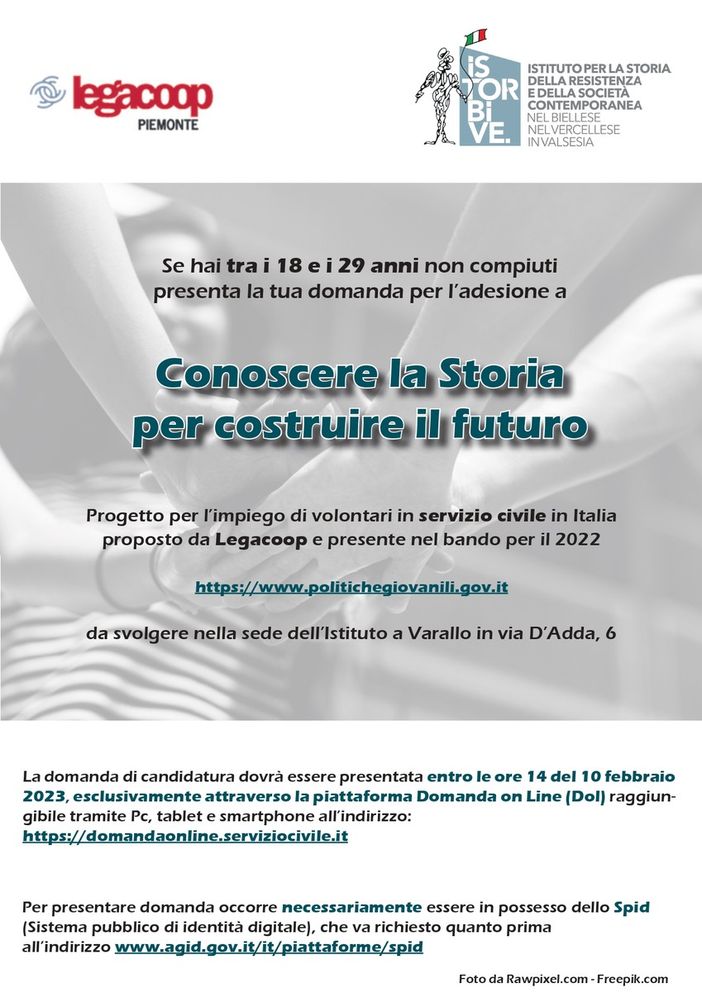 Servizio civile all’Istituto per la storia della Resistenza di Varallo