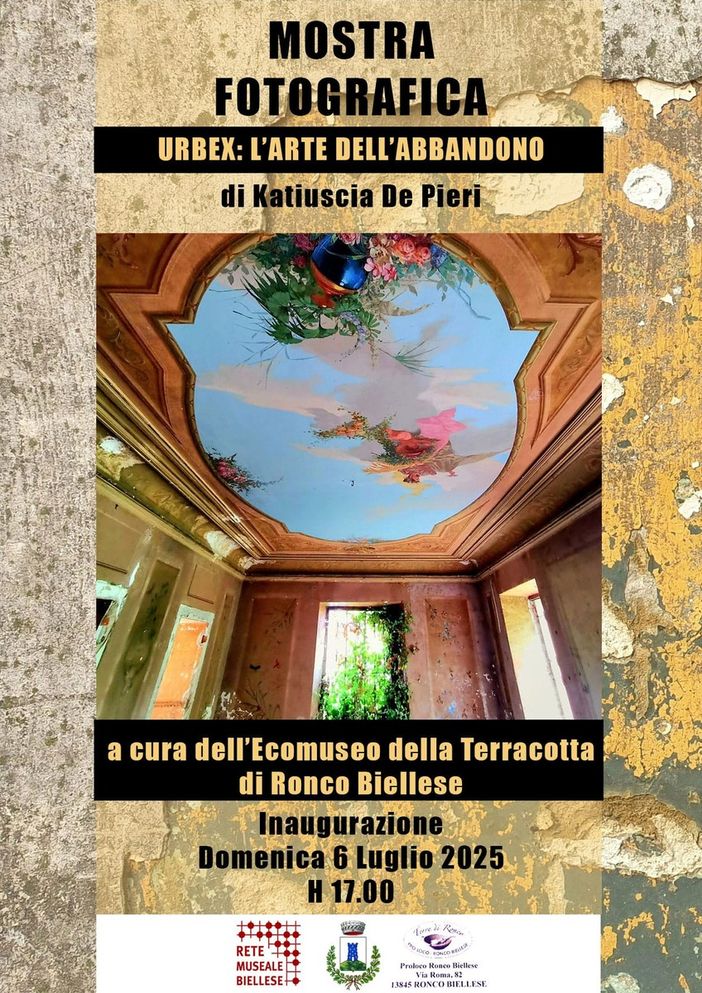 Ronco Biellese, tra fascino e decadenza: arriva la mostra “Urbex: l’arte dell’abbandono”.