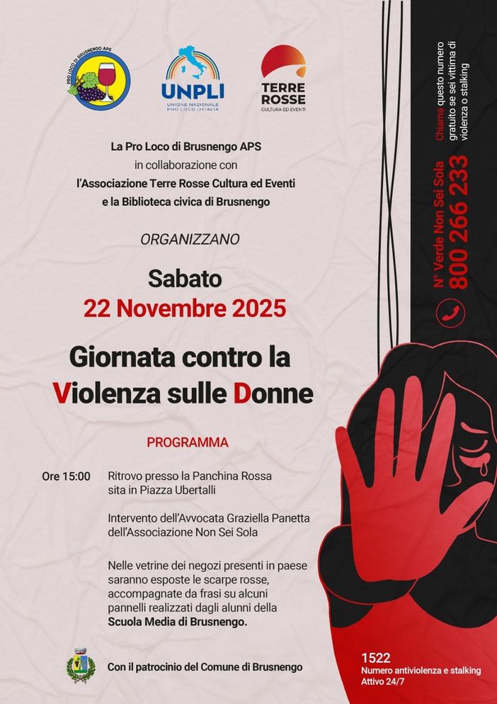 Brusnengo dice "no" alla violenza contro le donne