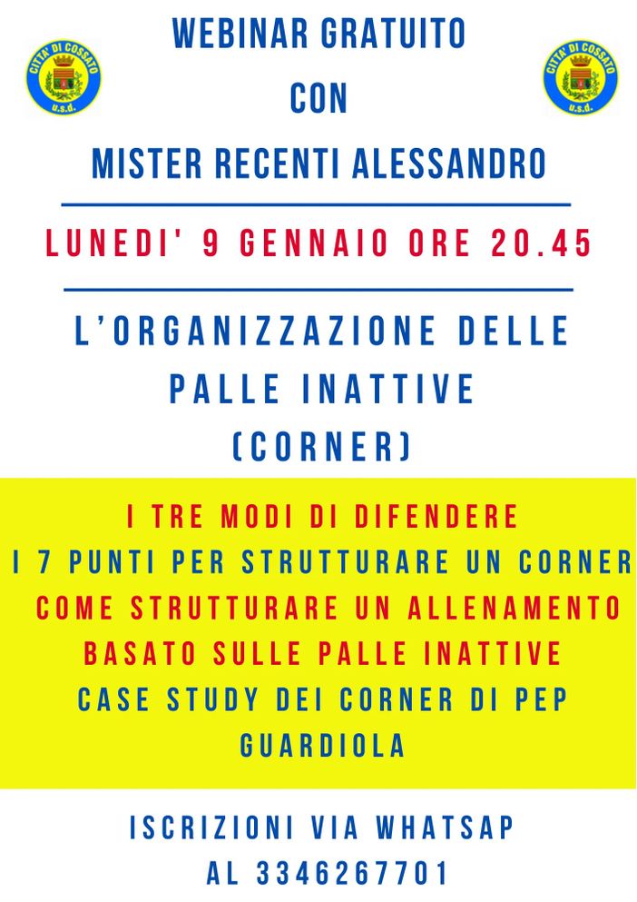 calcio webinar