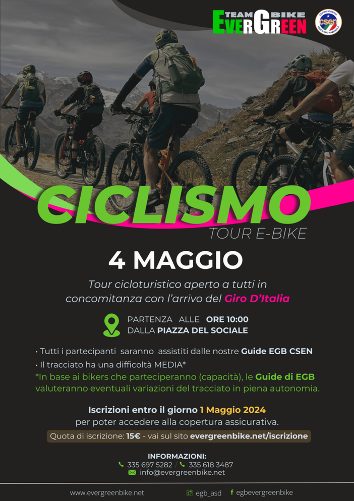 Evergreenbike: a Oropa il tour cicloturistico in e-bike.