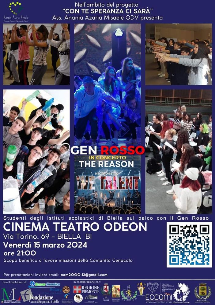 The Reason, a Biella il concerto di Gen Rosso - Foto Gen Rosso The Reason, a Biella il concerto di Gen Rosso - Foto Gen Rosso