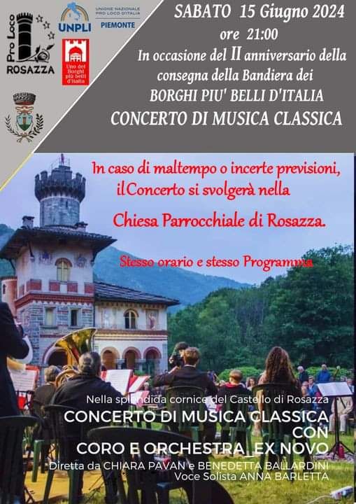 Al Castello di Rosazza un viaggio musicale.