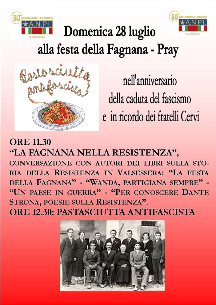 Torna la festa alla Fagnana di Pray