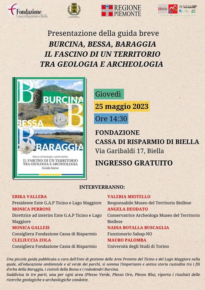“Burcina, Bessa e Baraggia: il fascino di un territorio tra geologia e archeologia”