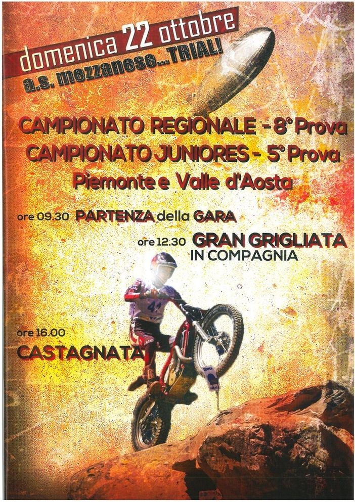 Trial: Tutto pronto a Mezzana per i campionati regionali e juniores