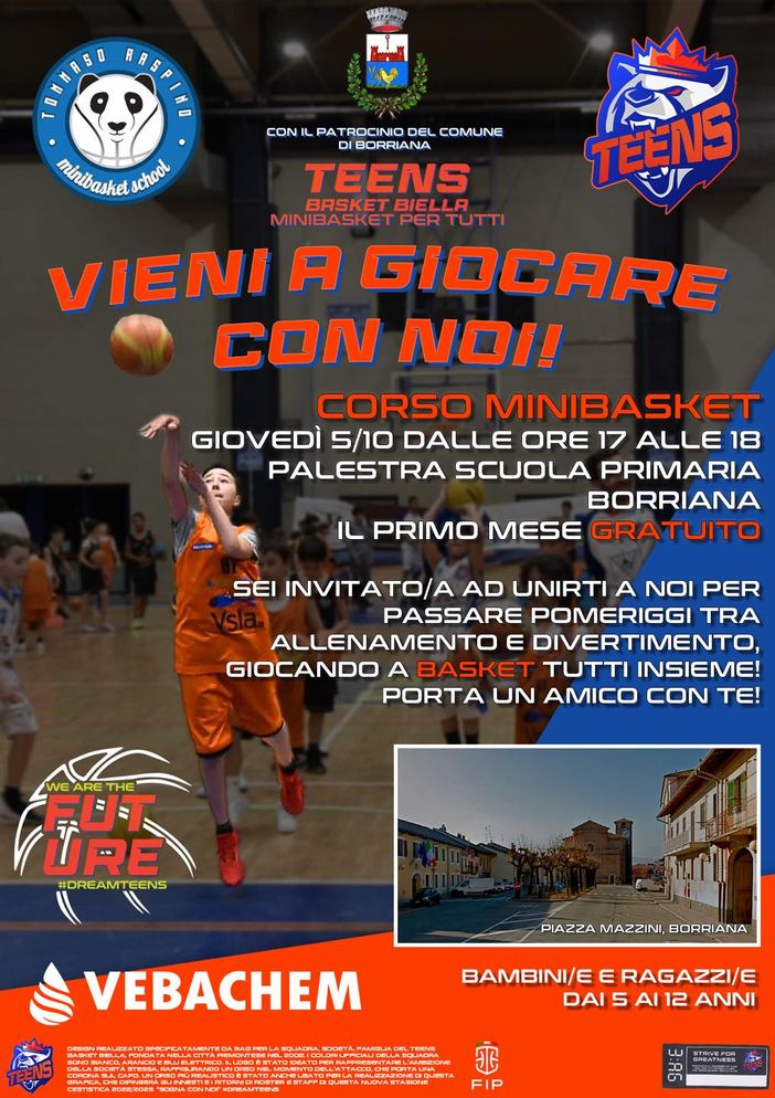 A Borriana il minibasket con Teens Basket Biella - Foto pagina FB Teens Basket Biella A Borriana il minibasket con Teens Basket Biella - Foto pagina FB Teens Basket Biella