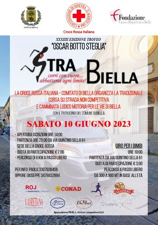 Tutto pronto per la Strabiella Tutto pronto per la Strabiella