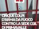 Roma, Cgil: "Cinque fori di proiettile contro la sede di Primavalle"