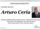 Arturo Ceria, ringraziamento