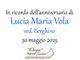 Lucia Maria Vola, ved. Berghino