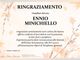 Ennio Minichiello - Ringraziamento
